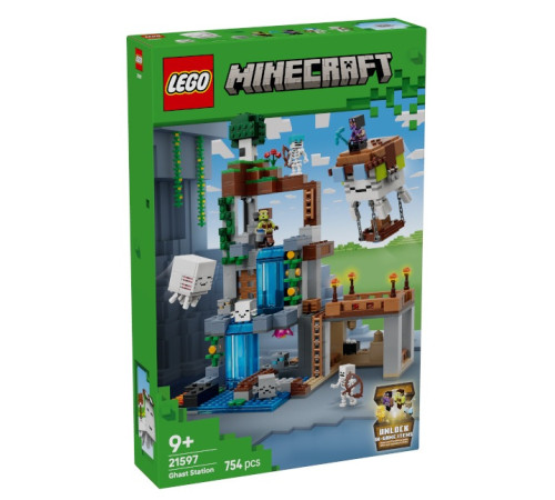  lego minecraft 21597 constructor "stația ghast" (754 el.)