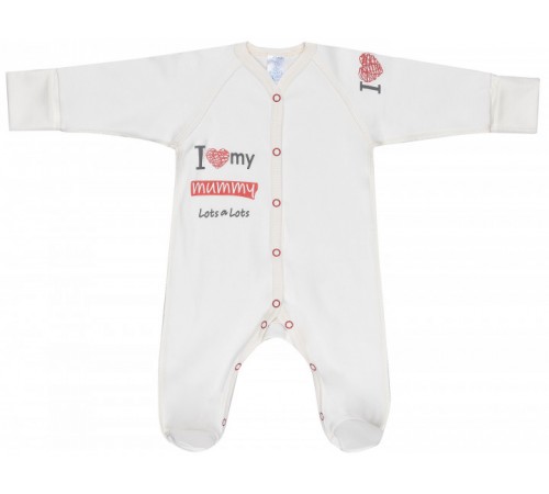  veres101.81-7.56 Комбинезон i love my mammy red р.56