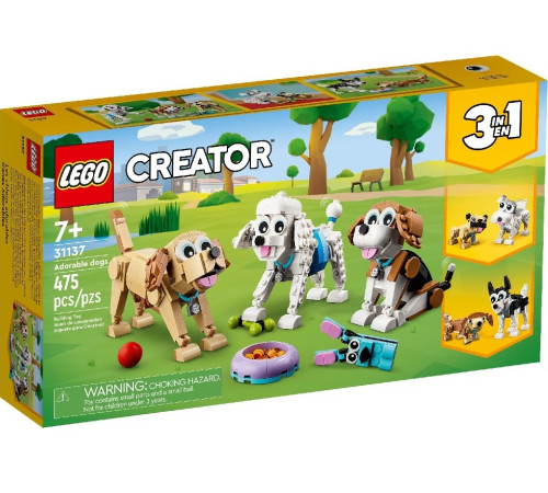 lego creator 31137 constructor 3in1 "adorable dogs" (475 el.)