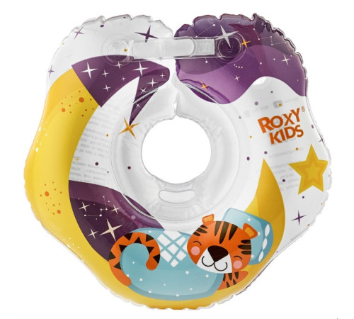  roxy rn-008 Круг надувной на шею для купания малышей "tiger moon"