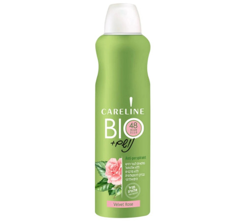  careline Дезодорант спрей "bio velvet rose" (150 мл.) 357097