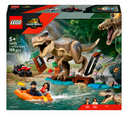Lego Jurassic World 76975 Constructor "Evadare din Tiranosaur pe Râu" (199 buc.) Jucării pentru Copii - Magazin Online de Jucării ieftine in Chisinau Baby-Boom in Moldova lego jurassic world 76975 constructor "evadare din tiranosaur pe râu" (199 buc.)