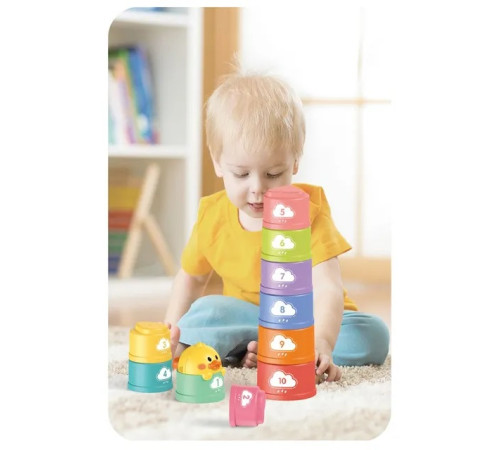 bibiin toys 688-51 Пирамидка для купания "Уточка" 