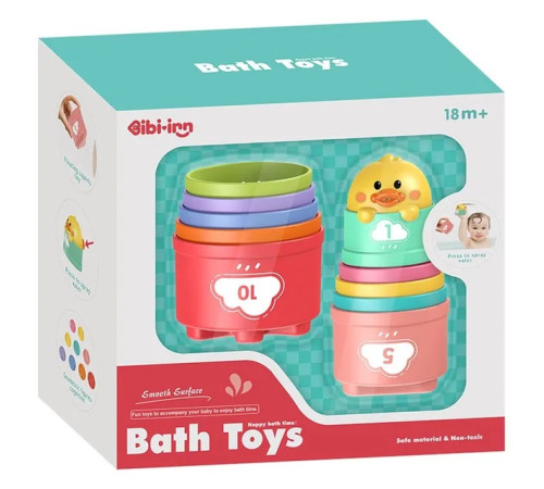  bibiin toys 688-51 piramidă pentru baie "rățușcă"