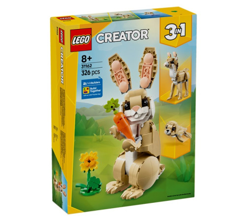 Lego Creator 31162 Constructor 3 in 1 "Iepuraș drăguț" (326 el.) Jucării pentru Copii - Magazin Online de Jucării ieftine in Chisinau Baby-Boom in Moldova lego creator 31162 constructor 3 in 1 "iepuraș drăguț" (326 el.)