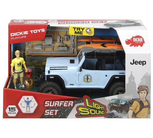 dickie 3834001 set de joc "surfer" seria playlife