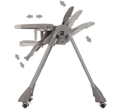 chipolino scaun pentru copii "candy shop" sthcs02401gn granit