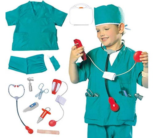 Детский&nbsp;магазин в Кишиневе в Молдове 0969 Костюм доктора с аксессуарами zja134195