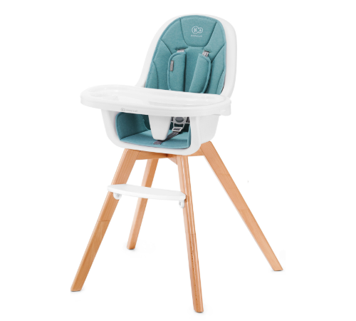 KinderKraft Стульчик для кормления Tixi бирюза kinderkraft Стульчик для кормления tixi бирюза