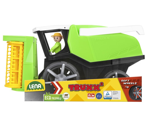 lena 04536 jucărie "combină agricola" (37 cm)