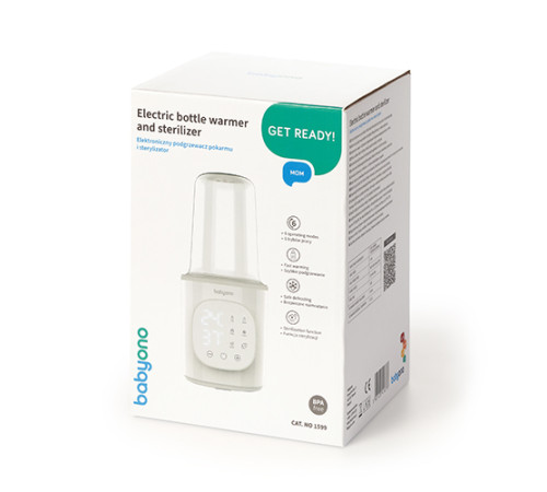 babyono-52483 1599 Подогреватель для бутылочек с функцией стерилизации