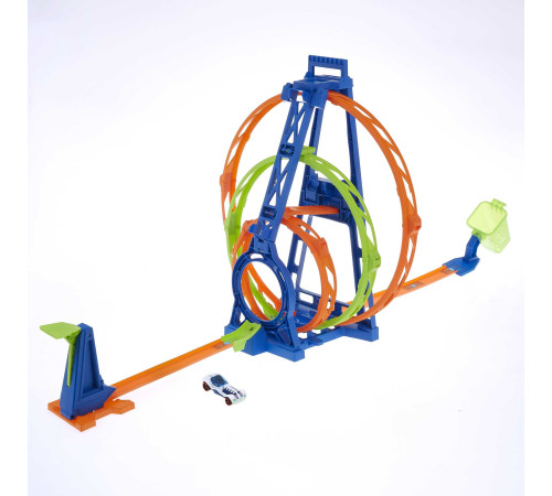 hot wheels hmx37 triple loop track