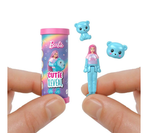 barbie jcr15 Кукла-сюрприз "mini barbieland color reveal" Мягкие и пушистые