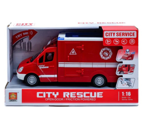 op 200817853 jucărie inerțială "ambulanță" (lumină, sunet) wy597b