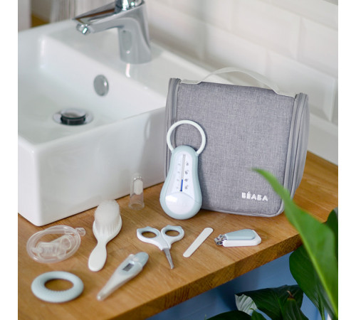 beaba 4316 set complet de ingrijire (gri/albastru)