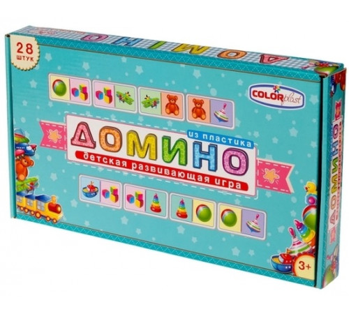 Детский магазин в Кишиневе в Молдове ColorPlast 0901 Детская игра "Домино: Игрушки" colorplast 0901 Детская игра "Домино: Игрушки"