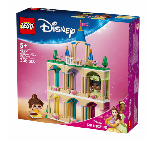Детский&nbsp;магазин в Кишиневе в Молдове lego disney 43291 Конструктор "Миниатюрные фигурки Белль и Тианы с замком" (358 дет.)