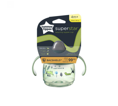 tommee tippee tt0387 cana cu cioc moale "sippee" roz (4 luni+) 190 ml.