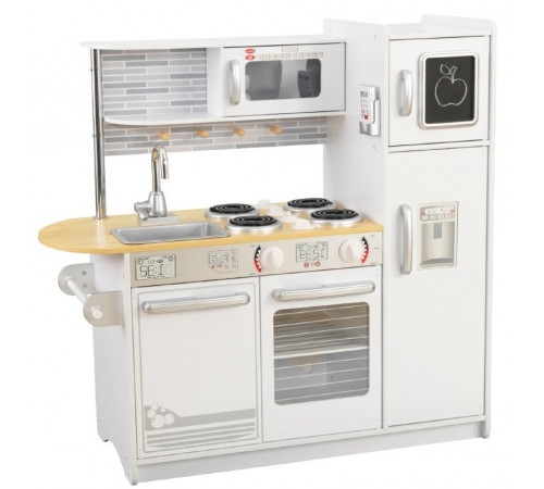  kidkraft 53364 Детская игровая кухня "uptown white play kitchen"