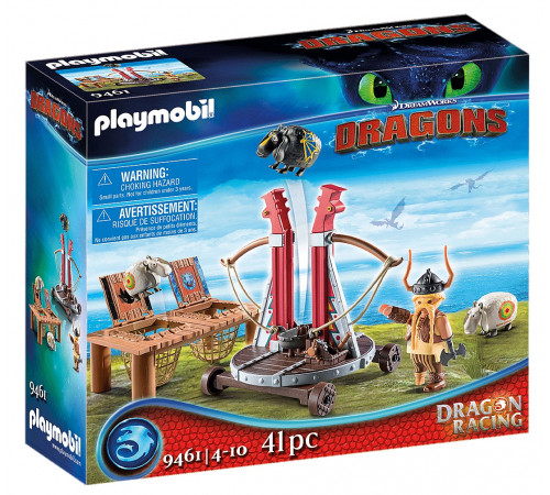 playmobil 9461 constructor "dragons gobber the belch with sheep sling"