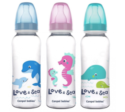  canpol 59/400 sticluta "love&sea" (250 ml.) 1 buc.