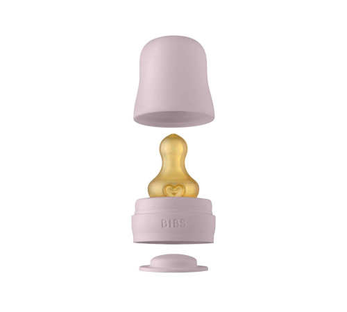 bibs biberon din sticlă (225 ml) dusty lilac