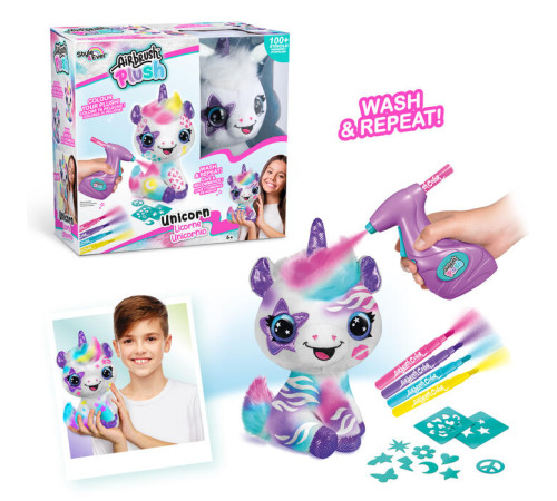 canal toys 228cl Набор для творчестве diy airbrush plush "Единорог" (25 см.)