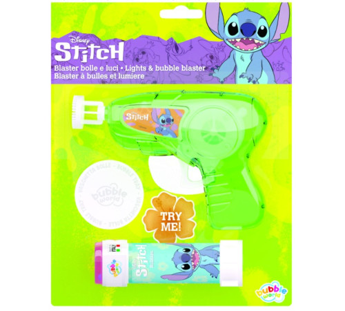 Jucării pentru Copii - Magazin Online de Jucării ieftine in Chisinau Baby-Boom in Moldova dulcop 8010043 pistol cu baloane de săpun și lumini "stitch" 