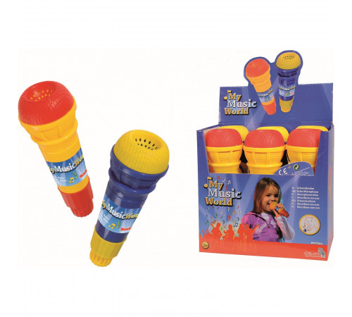 simba 6830170 jucărie muzicală "microfon" &icirc;n sort.