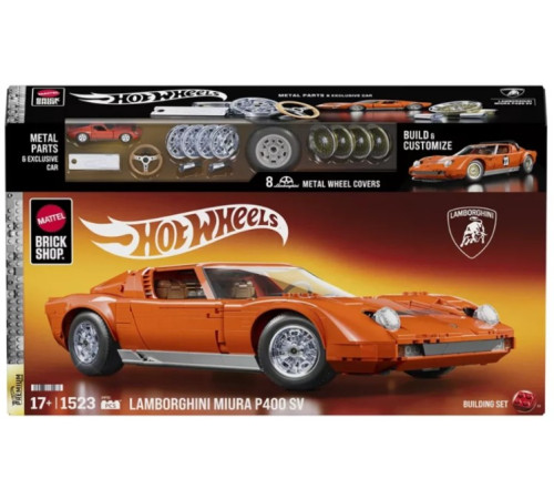 Детский&nbsp;магазин в Кишиневе в Молдове hot wheels jhf61 Конструктор  lamborghini miura p400 sv, 1:12 (1523 дет.)