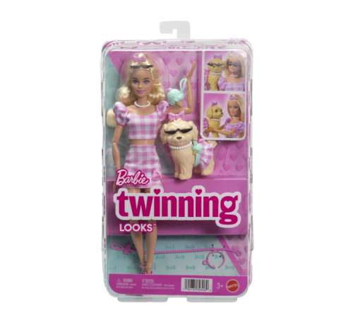  barbie jfp36 Игровой набор "Парные образы" розовая клетка