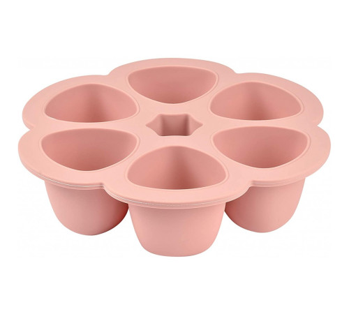 beaba 5694 Контейнер герметичный силиконовый (6x90 мл) old pink 