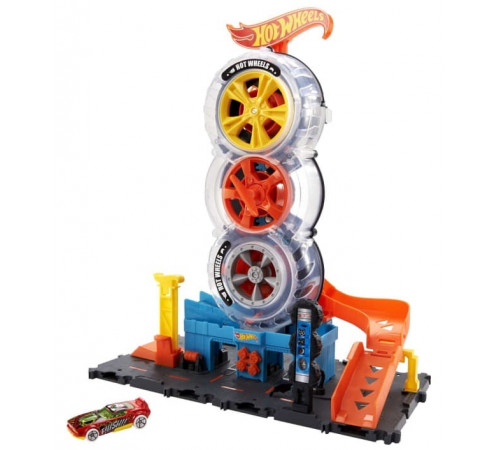 hot wheels hdp02 Игровой набор "Сити Супер Твист"