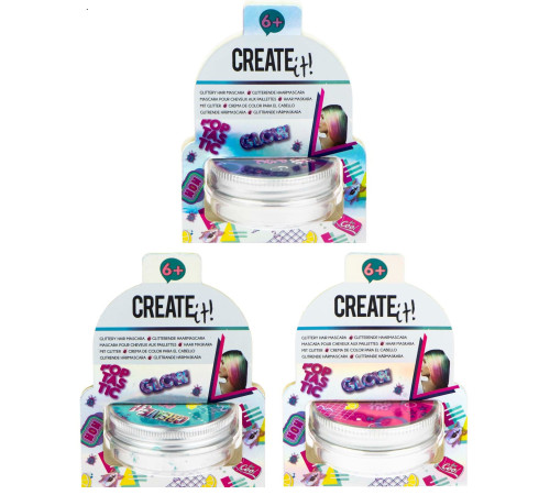 create it 84193 mascara pentru par cu sclipici (in sor.)