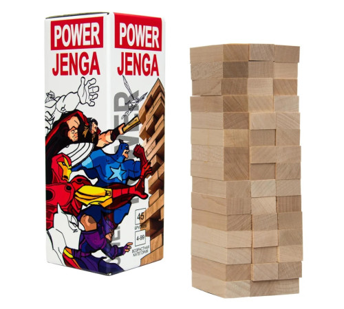 strateg leo 32104 joc de masă "power jenga"