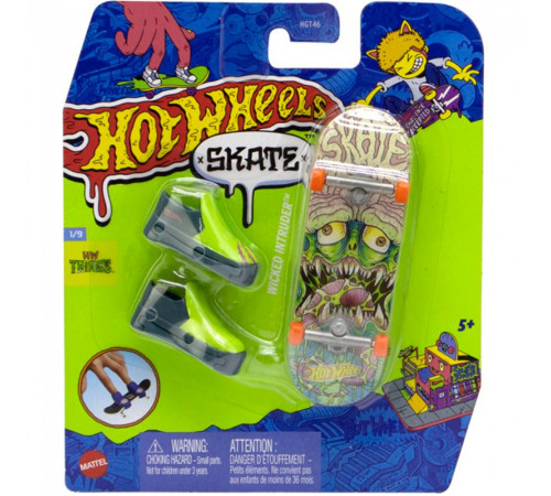 hot wheels hgt46 Игровой набор "Скейтборд и обувь" (в асс.)