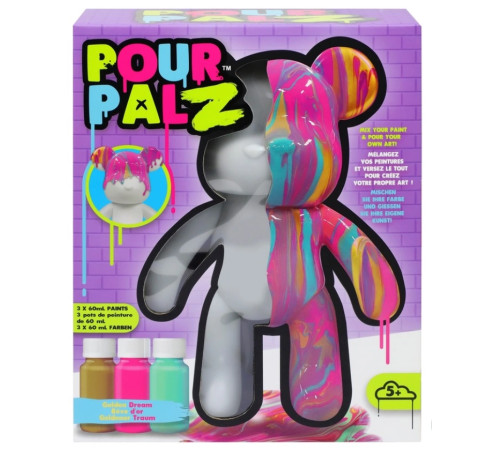  pour palz gsg08661 set creativ "paint bear-golden dream"