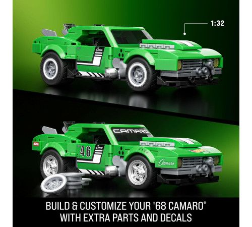 hot wheels jft16 Конструктор speed camaro (289 дет.)