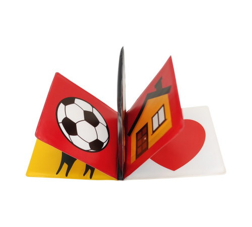 akuku-69500 a0476 Сărticică moale cu sc&acirc;rț&acirc;itor "first book"