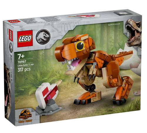 lego jurassic world 76967 Конструктор "Тираннозавр Рекс" (317 дет.)