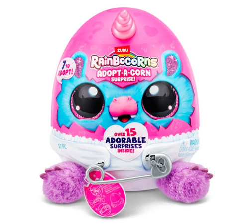 Zuru 92105 Яйцо-сюрприз с мягкой игрушкой "Rainbocorn" (в асс.)  zuru 92105 Яйцо-сюрприз с мягкой игрушкой "rainbocorn" (в асс.)