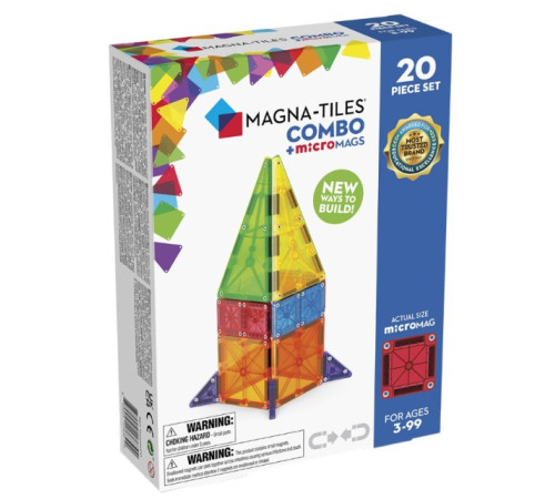  magna-tiles 244020 constructor magnetic "micromags" (20 el.)