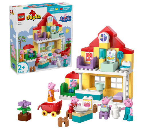 lego duplo 10467 constructor "casa de familie" (84 el.)