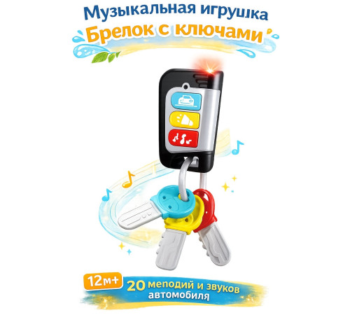 Jucării pentru Copii - Magazin Online de Jucării ieftine in Chisinau Baby-Boom in Moldova hola toys he8968 jucărie muzicală "breloc"