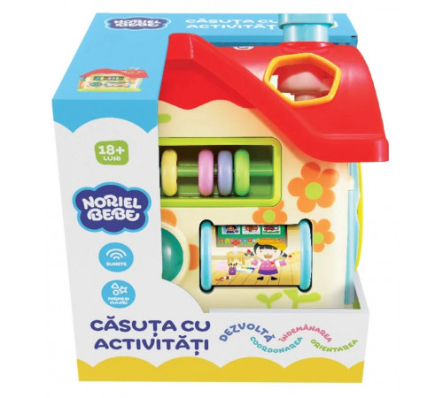 Детский магазин в Кишиневе в Молдове noriel bebe nor6210 Развивающая игрушка "Домик"
