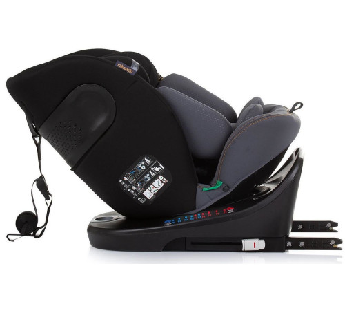 chipolino scaun auto "i-size isofix motion" stkmot02401ob (40-150 cm.) negru