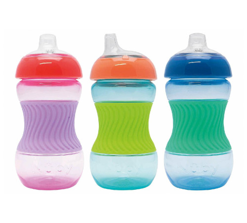 Nuby NV04032 Cana "Mini Easy Grip Cup with Sleeve" 180 ml. (4 luni+) in sort.  nuby nv04032 cana "mini easy grip cup with sleeve" 180 ml. (4 luni+) in sort.