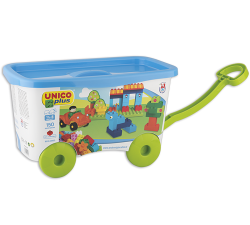 Детский магазин в Кишиневе в Молдове androni 8519-0000 Конструктор unicoplus "Тележка" (150 дет.)