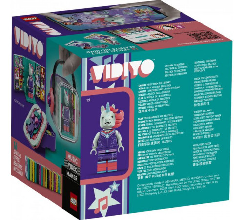 lego vidiyo 43106 constructor "beatbox unicorn dj" (84 el.)