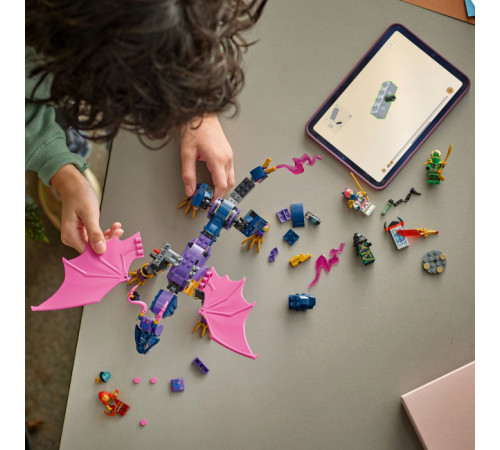 lego ninjago 71842 constructor "rontu, lordul dragon" (381 el.)